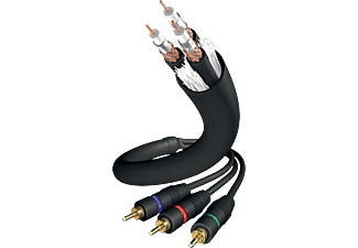 INAKUSTIK 320015 - YUV-Kabel (Schwarz)